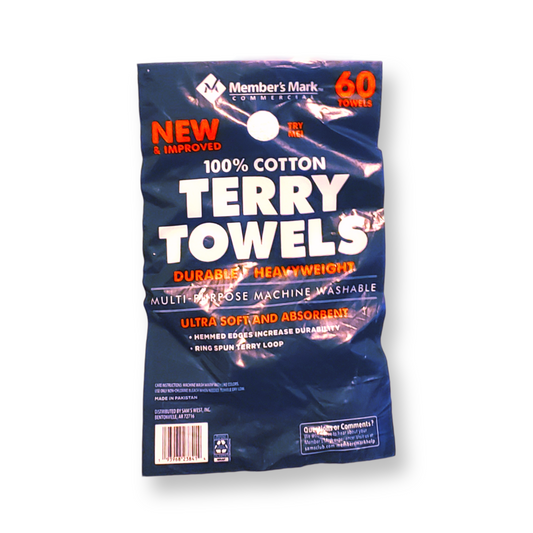 Plush and Absorbent Terry Towels Set for Everyday Comfort